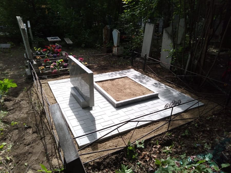 установка памятника на могилу 4